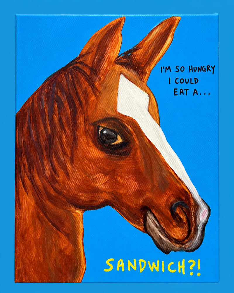 A5 Print Hungry Horse