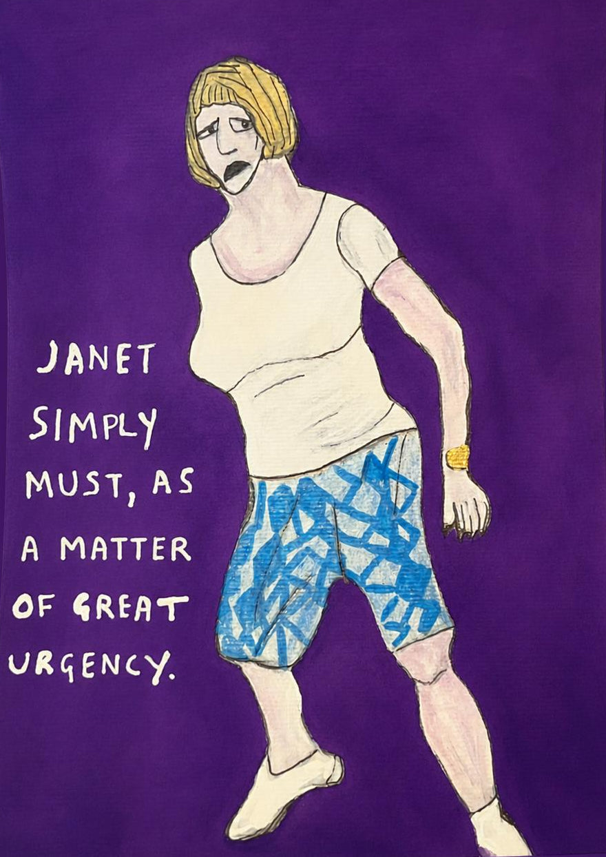 A5 Print Janet Simply Must!